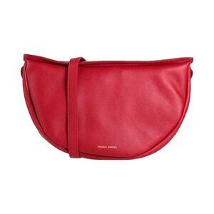 Mansur Gavriel Moon Crossbody Bag in Red Flamma Leather Made in Italy like new